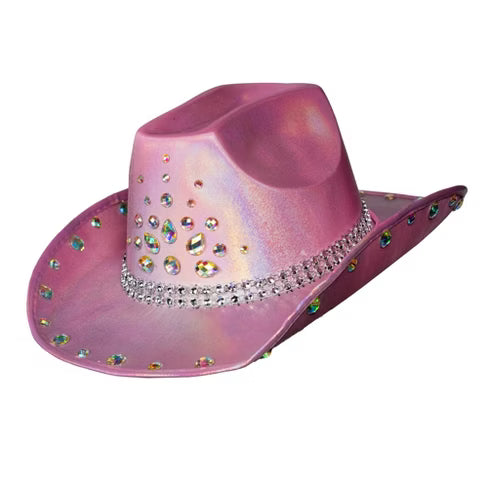 Holographic Cowboy Hat Rhinestones | 1ct