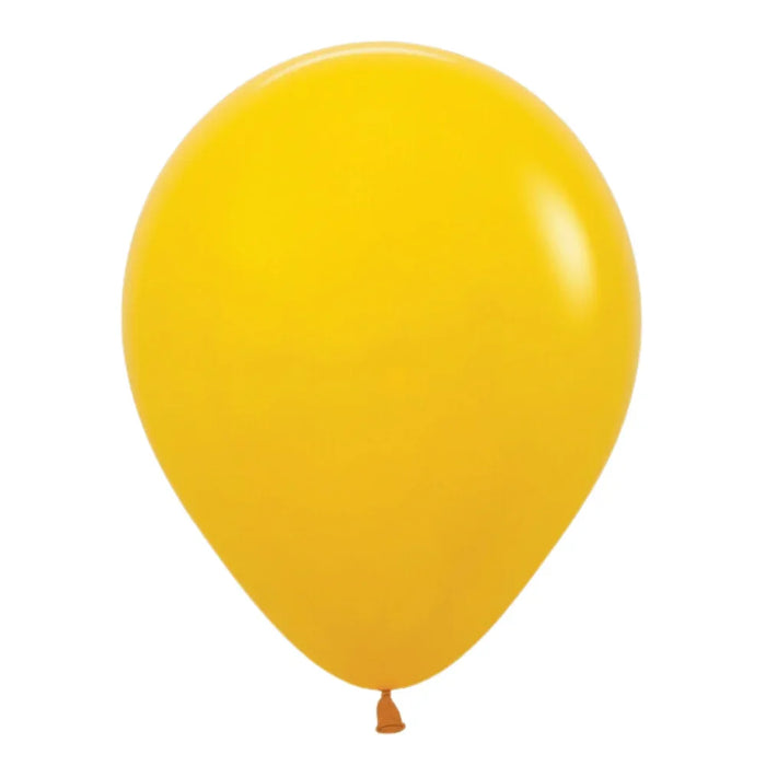 Honey Yellow Latex Balloon w/ Helium & Hi - Float, 11" | 1 ct - Zurchers