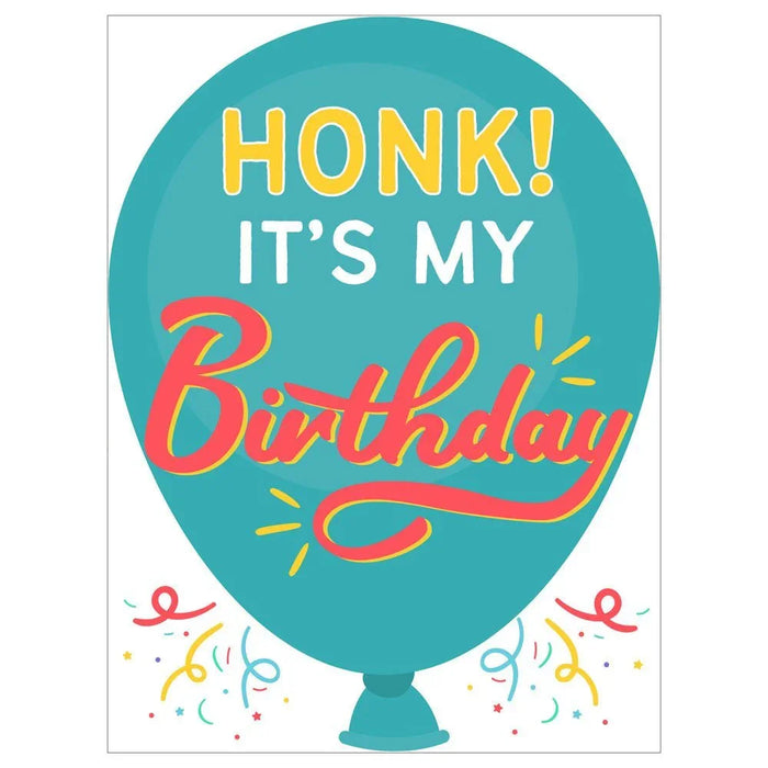 Honk It's My Birthday Yard Sign 24" x 18" | 1 ct - Zurchers