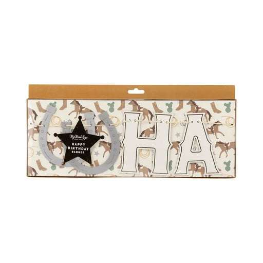 Howdy Happy Birthday Banner 5.5 ft | 1 ct - Zurchers