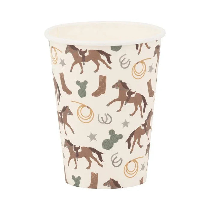 Howdy Paper Party Cups 12 oz. | 8 ct - Zurchers