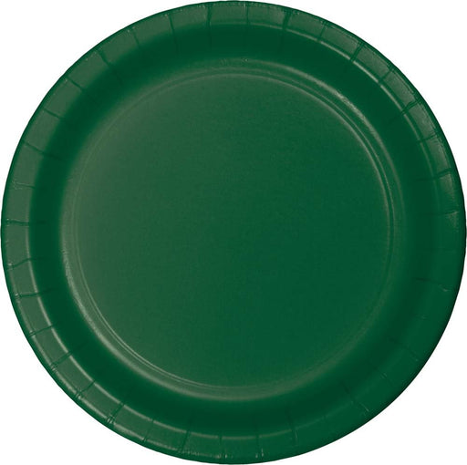 Hunter Green Paper Plates 10" | 24ct