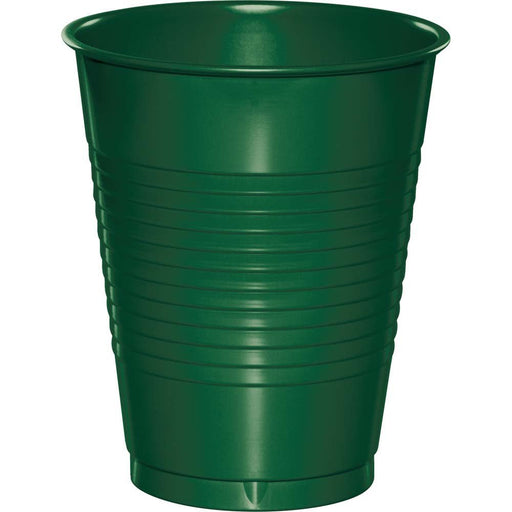 Hunter Green Plastic Cups 16oz | 20ct
