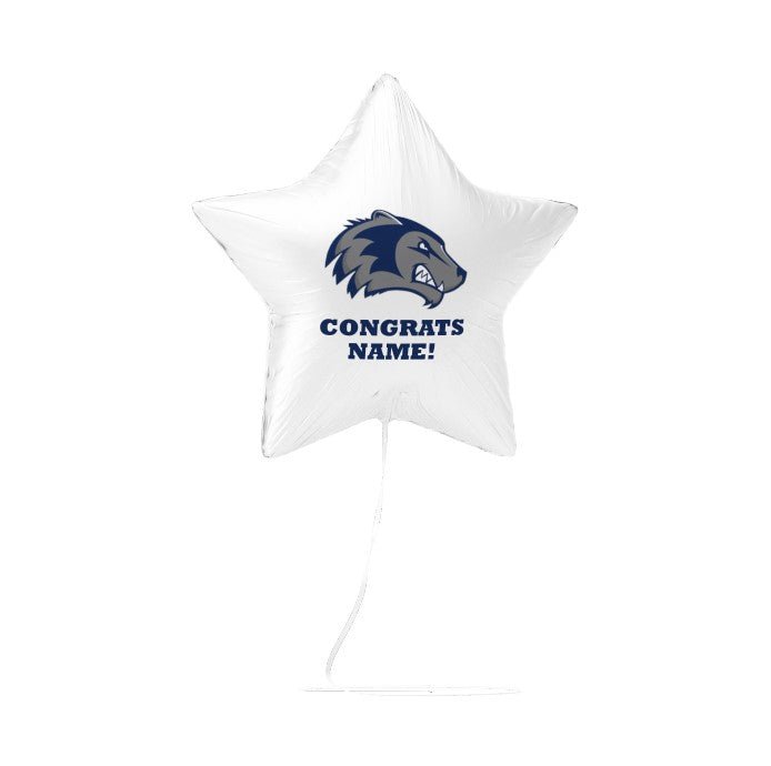 Hunter High School Custom Congrats Balloon 17" | 1ct (4ct Min) - Zurchers
