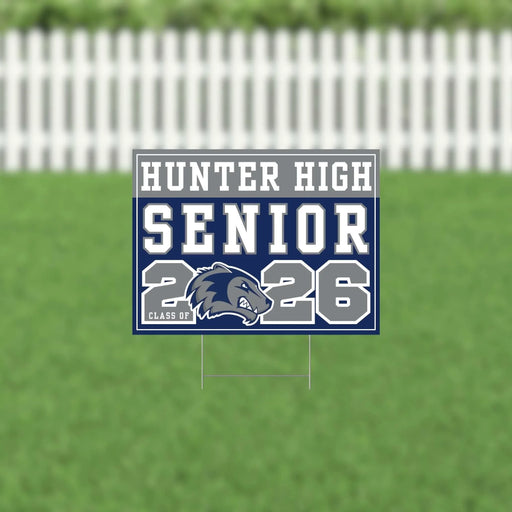Hunter UT 2026 Senior Yard Sign | 1ct - Zurchers