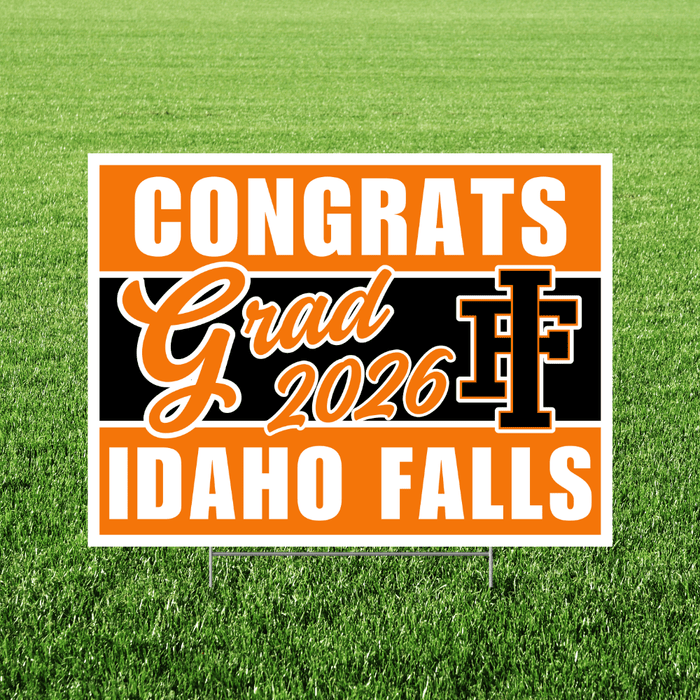 Idaho Falls High School Grad Yard Sign 24" x 18" | 1 ct - Zurchers