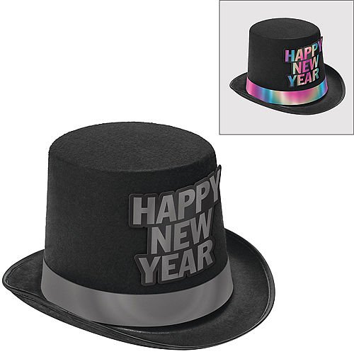 Illuminating New Year's Eve Fabric Top Hat | 1 ct - Zurchers