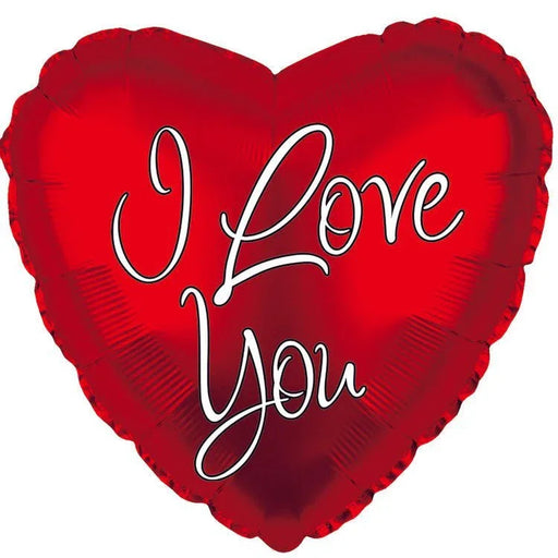 I Love You Heart Mylar Balloon, 18" | 1ct - Zurchers