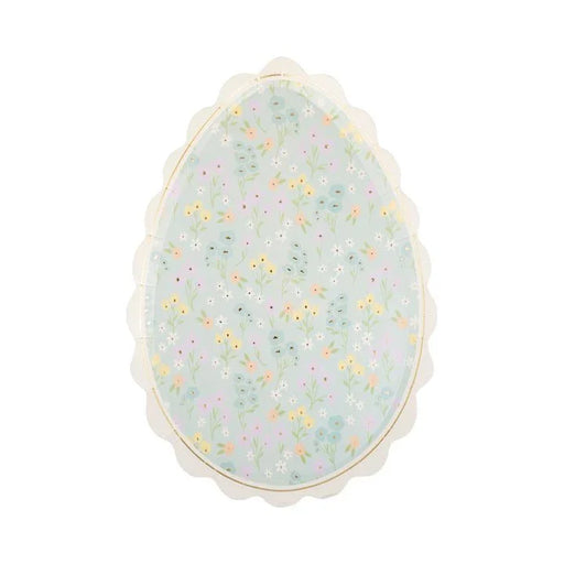 In Bloom Egg Shaped Plate 10.5" | 8 ct - Zurchers