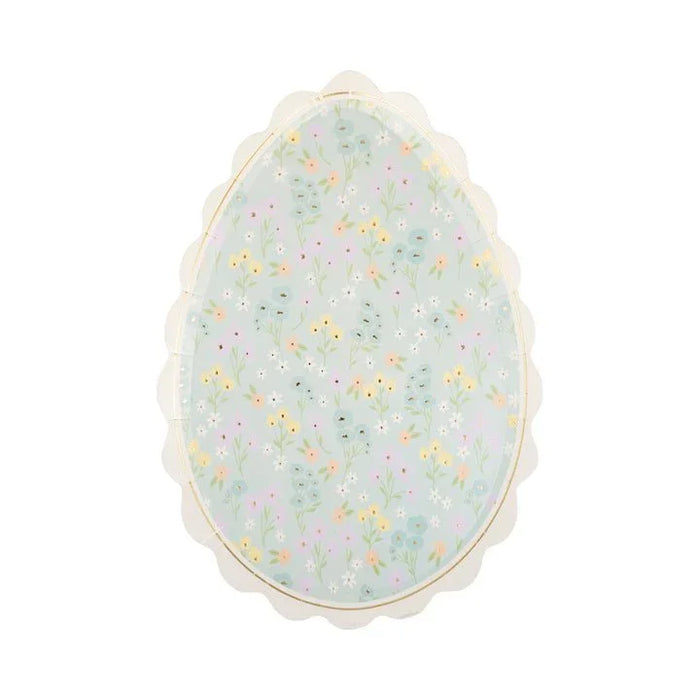 In Bloom Egg Shaped Plate 10.5" | 8 ct - Zurchers
