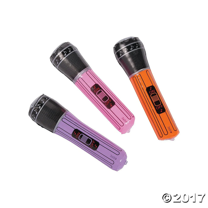 Inflatable Microphone| 12ct - Zurchers