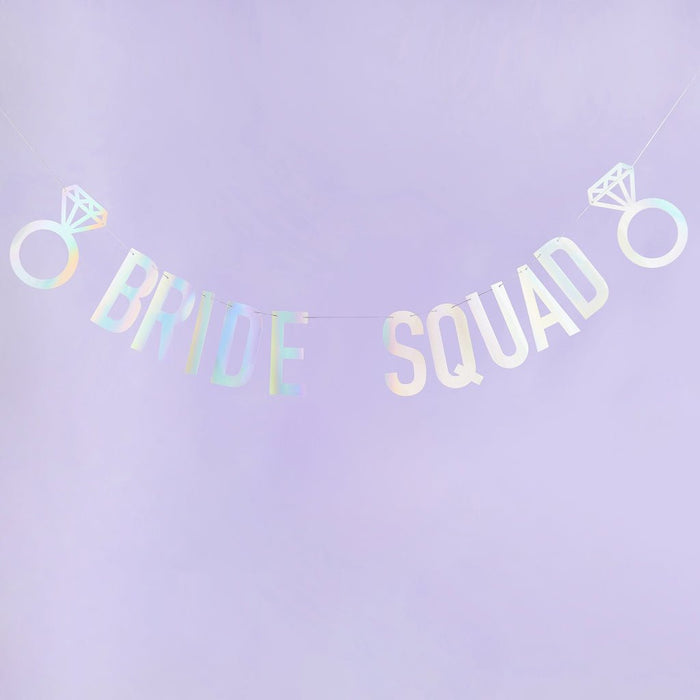 Iridescent Bride Squad Banner | 1ct - Zurchers