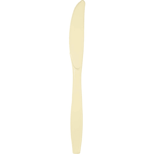 Ivory Premium Plastic Knives | 24ct