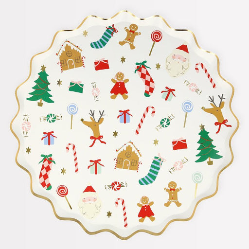 Jolly Christmas Dinner Plates - 10.5" | 8 ct. - Zurchers