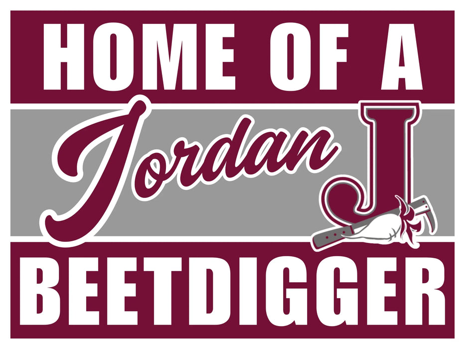 Jordan High School Spirit Yard Sign 24" x 18" | 1 ct - Zurchers