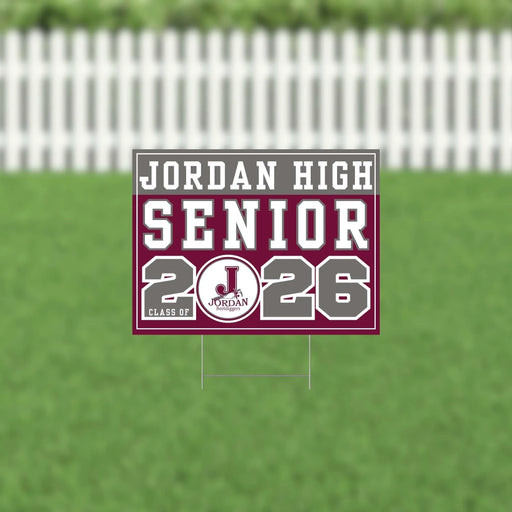 Jordan UT 2026 Senior Yard Sign | 1ct - Zurchers