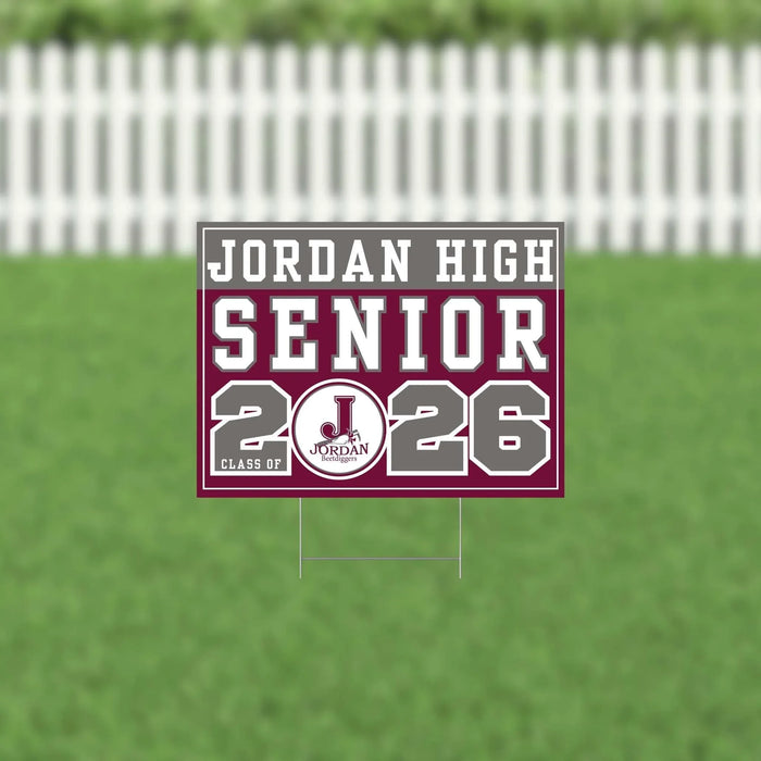 Jordan UT 2026 Senior Yard Sign | 1ct - Zurchers