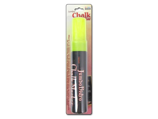 Jumbo Chalk Marker Fluorescent Yellow | 1ct - Zurchers