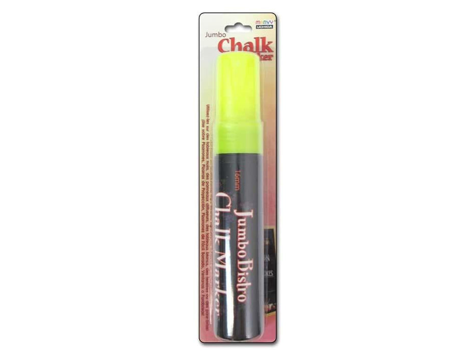 Jumbo Chalk Marker Fluorescent Yellow | 1ct - Zurchers