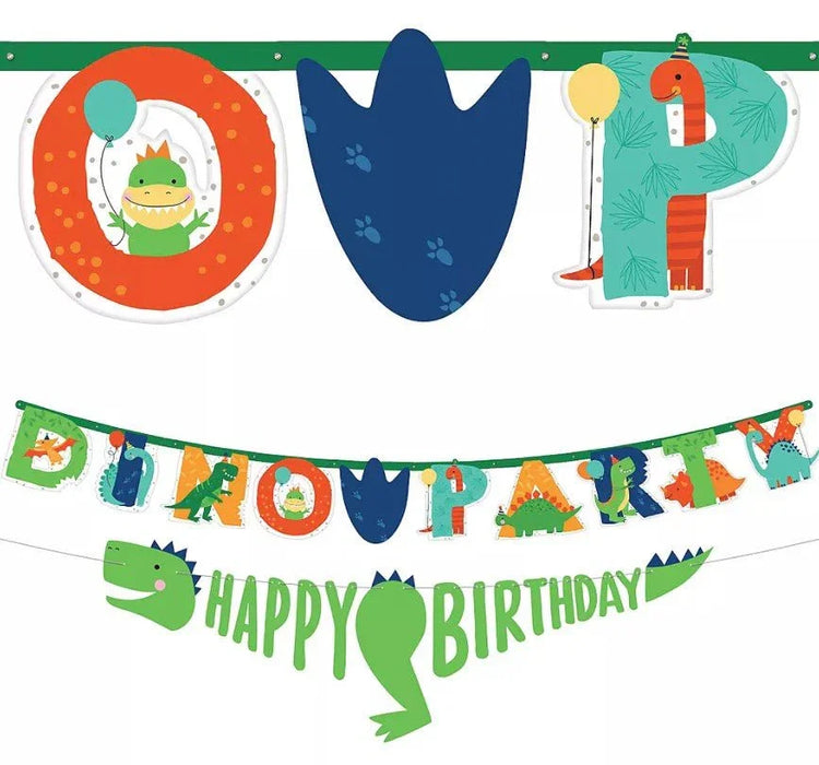 Jumbo Dino Party Banner Kit | 1 ct - Zurchers