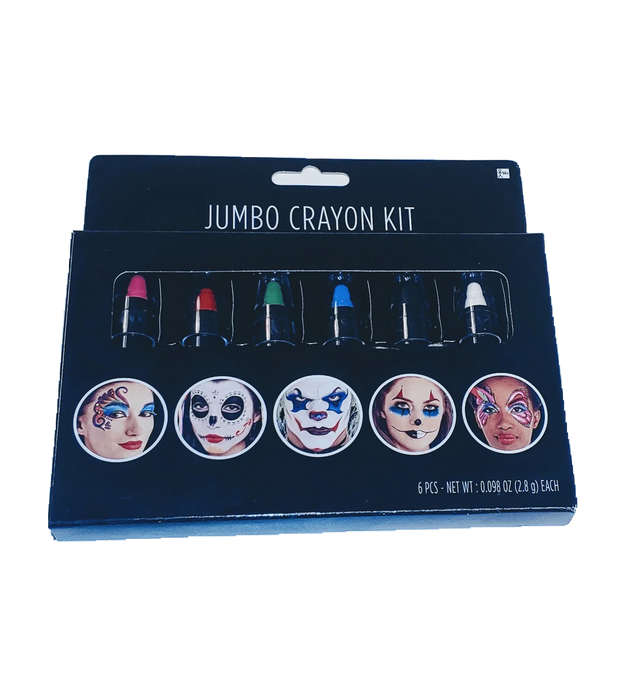 Jumbo Facepaint Crayon Set | 6pcs - Zurchers