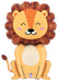 Jungle Lion SuperShape Mylar Balloon 32" | 1ct - Zurchers