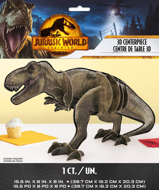 Jurassic World Centerpiece 3D Dinosaur | 1ct
