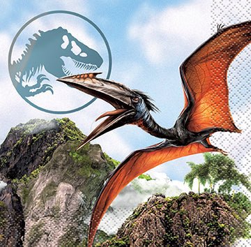 Jurassic World Rebirth Beverage Napkins | 16ct