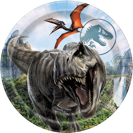 Jurassic World Rebirth Plate 9in | 8ct