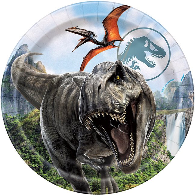 9in Plate Jurassic World Rebirth - Party Supplies