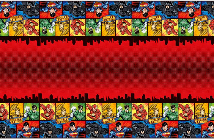 Tablecover Plastic Justice League - Party Supplies