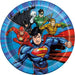 7in Plate Justice League - Party Supplies