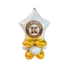 Star-shaped balloon with 'Kickapoo Chiefs' logo on a white background