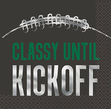 Kickoff Football Beverage Napkins | 16ct