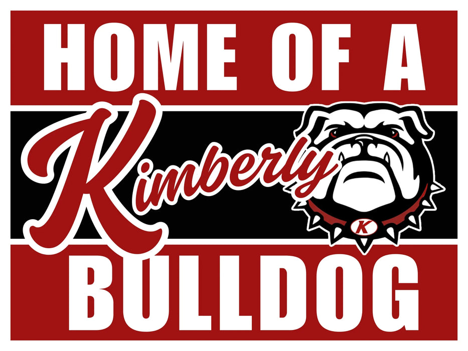 Kimberly High School Spirit Yard Sign 24" x 18" | 1 ct - Zurchers
