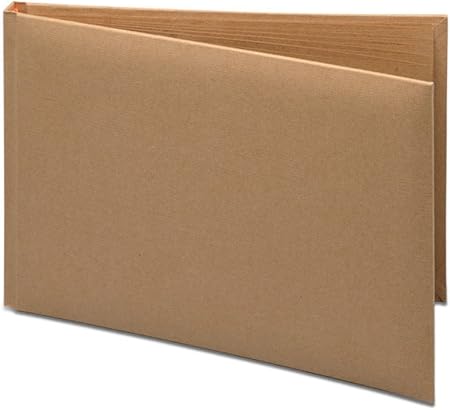 Kraft Brown Paper Guest Book in PVC Box | 1ct