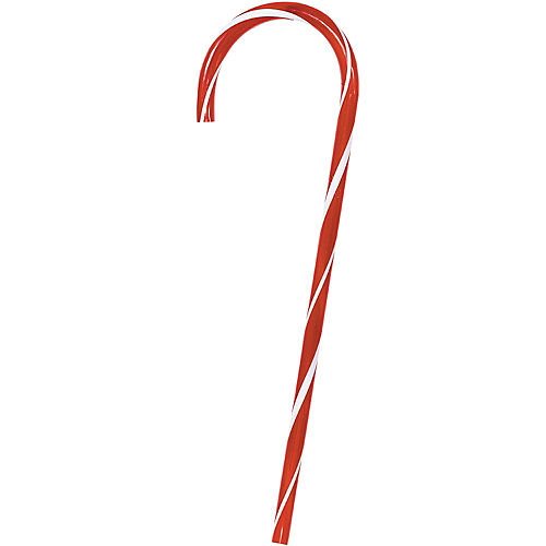 Large Hollow Plastic Candy Cane 32"x1" | 1ct - Zurchers
