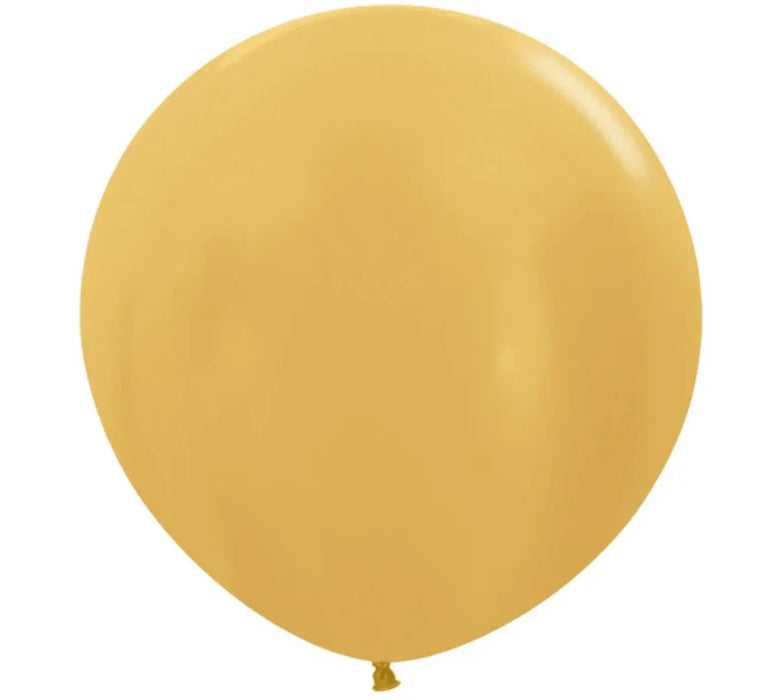 36" Sempertex Latex Balloon Pack, Metallic Gold | 2 ct - Zurchers