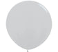36" Sempertex Latex Balloon Pack, Metallic Silver | 2 ct - Zurchers