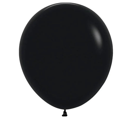 18" Sempertex Latex Balloon Pack, Black | 25 ct - Zurchers