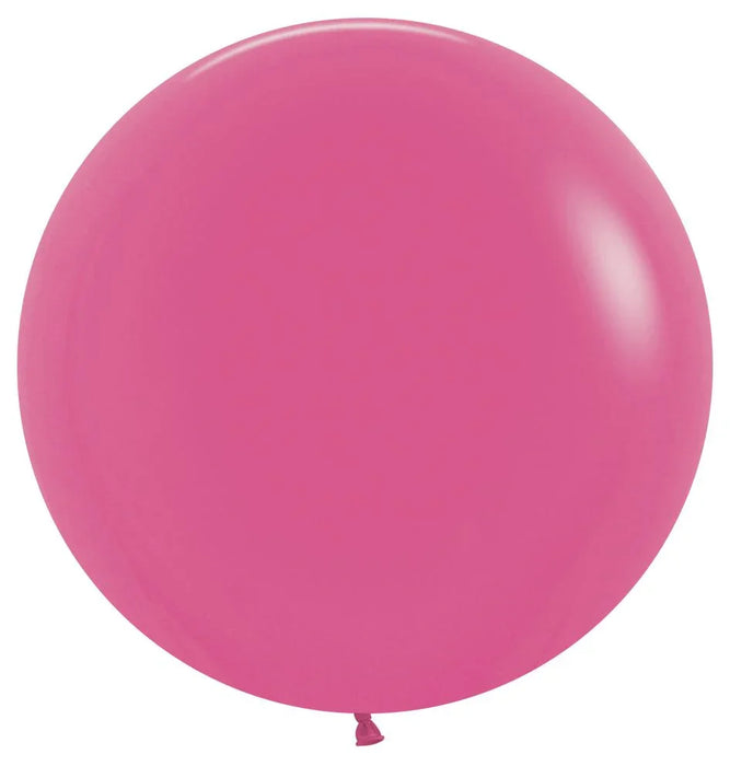 24" Sempertex Latex Balloon Pack, Fuchsia | 10 ct - Zurchers