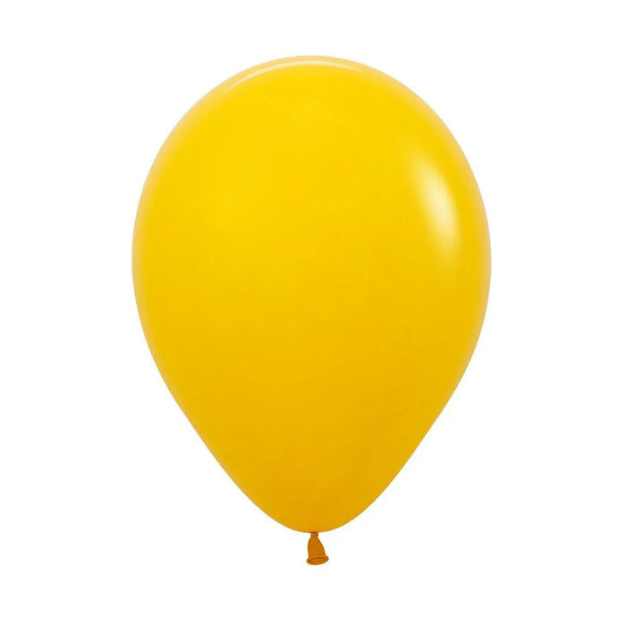 11" Sempertex Latex Balloon Pack, Honey Yellow | 100 ct - Zurchers