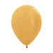 11" Sempertex Latex Balloon Pack, Metallic Gold | 100 ct - Zurchers