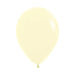 11" Sempertex Latex Balloon Pack, Pastel Matte Yellow | 100 ct - Zurchers