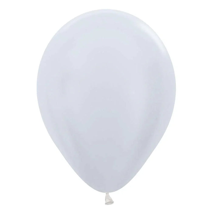 11" Sempertex Latex Balloon Pack, Pearl White | 100 ct - Zurchers