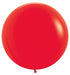 24" Sempertex Latex Balloon Pack, Red | 10 ct - Zurchers