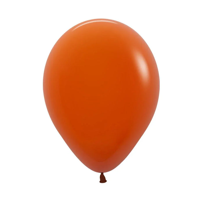 11" Sempertex Latex Balloon Pack, Sunset Orange | 100 ct - Zurchers