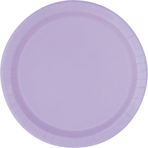Lavender Paper Plates 10" | 50ct