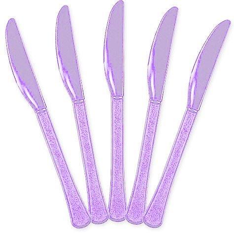 Lavender Plastic Knives | 20ct - Zurchers