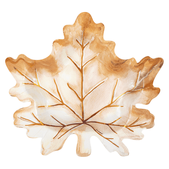Leaf Shaped Paper Plate – 9" | 1ct - Zurchers